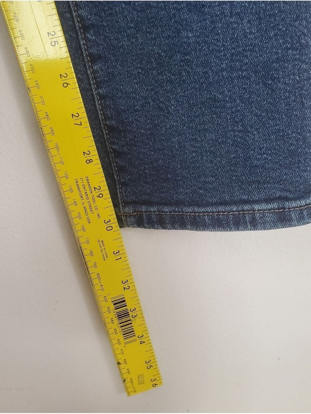Oliver Logan Midwash Blue Jeans Button Fly Womens Size 28 Cotton Blend - Picture 9 of 12